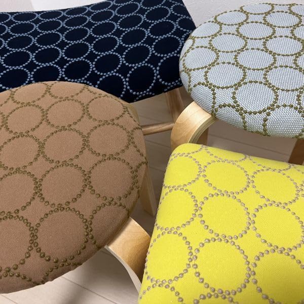 ミナペルホネン dop タンバリン スクエア スツール 【イエロー